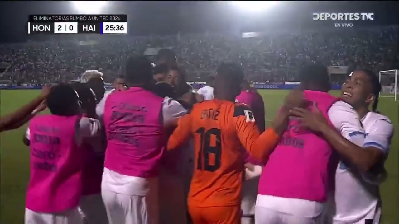 Gol de Choco Lozano Honduras 2-0 Hait&iacute; 