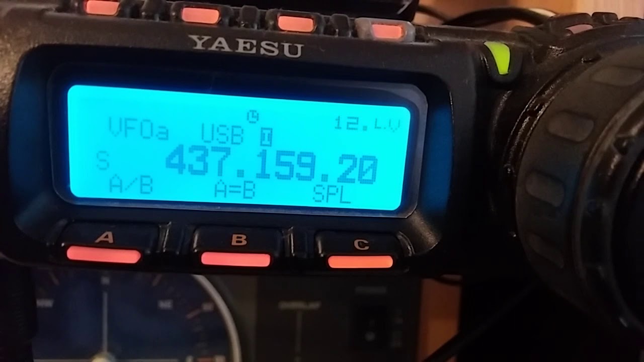 Yaesu FT-857 Split A-B vfo jumping (satellite control)