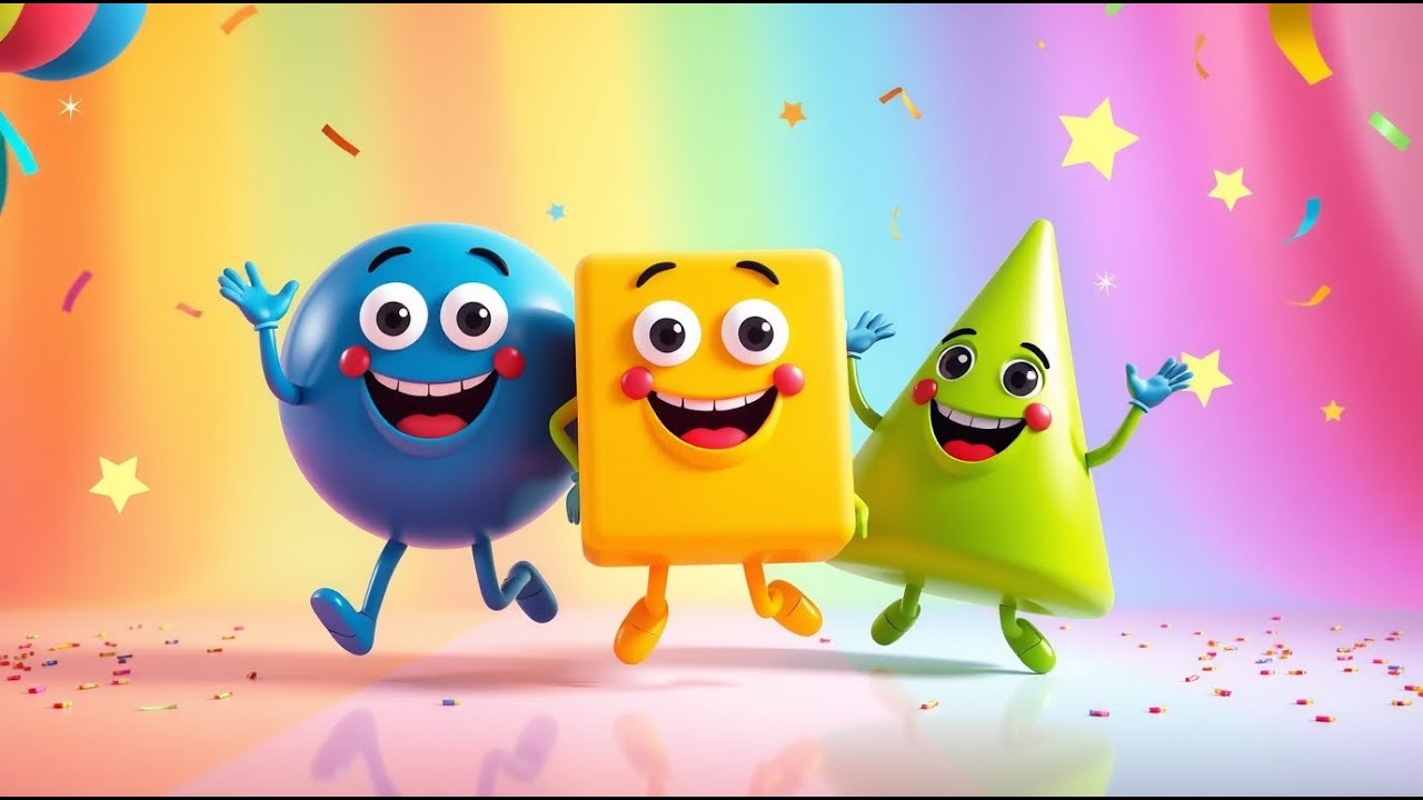 Shapes Rhymes Learn&Fun #kids #shapes #usa #america #usacontent #childrensongs #newyork #washington