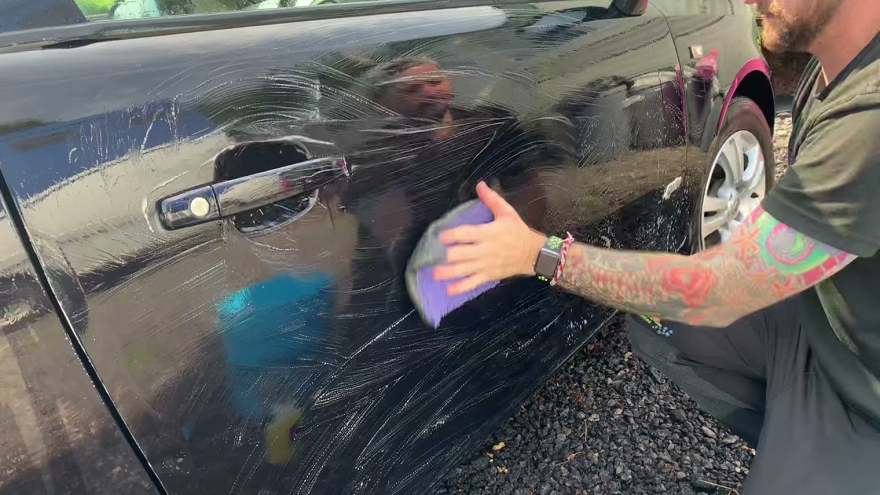 Vauxhall Corsa in for a full paint correction..