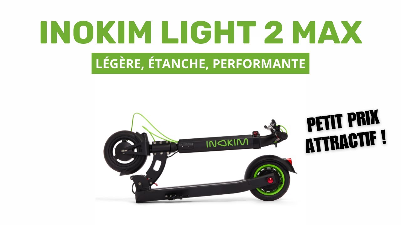 LÉGÈRE ET À PETIT PRIX ? CETTE #TROTTINETTE EST PARFAITE POUR LA VILLE : #INOKIM LIGHT 2 MAX !