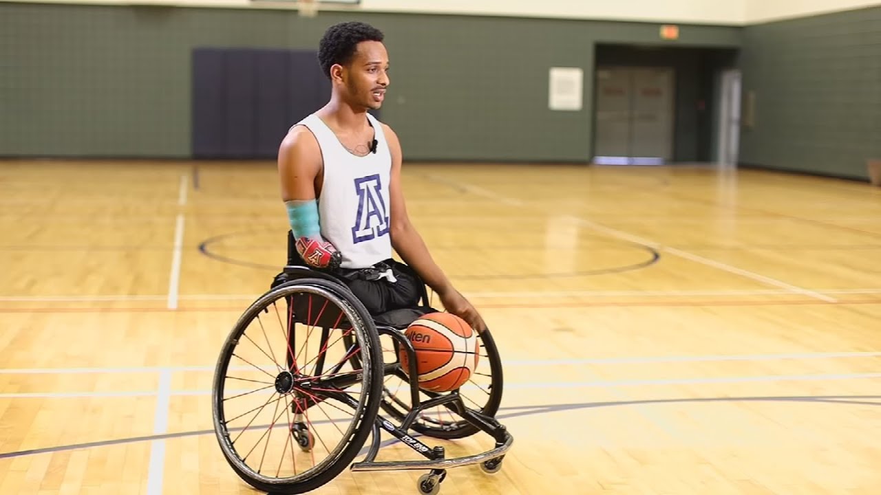 U of A wheelchair basketball player overcomes childhood challenges to thrive
