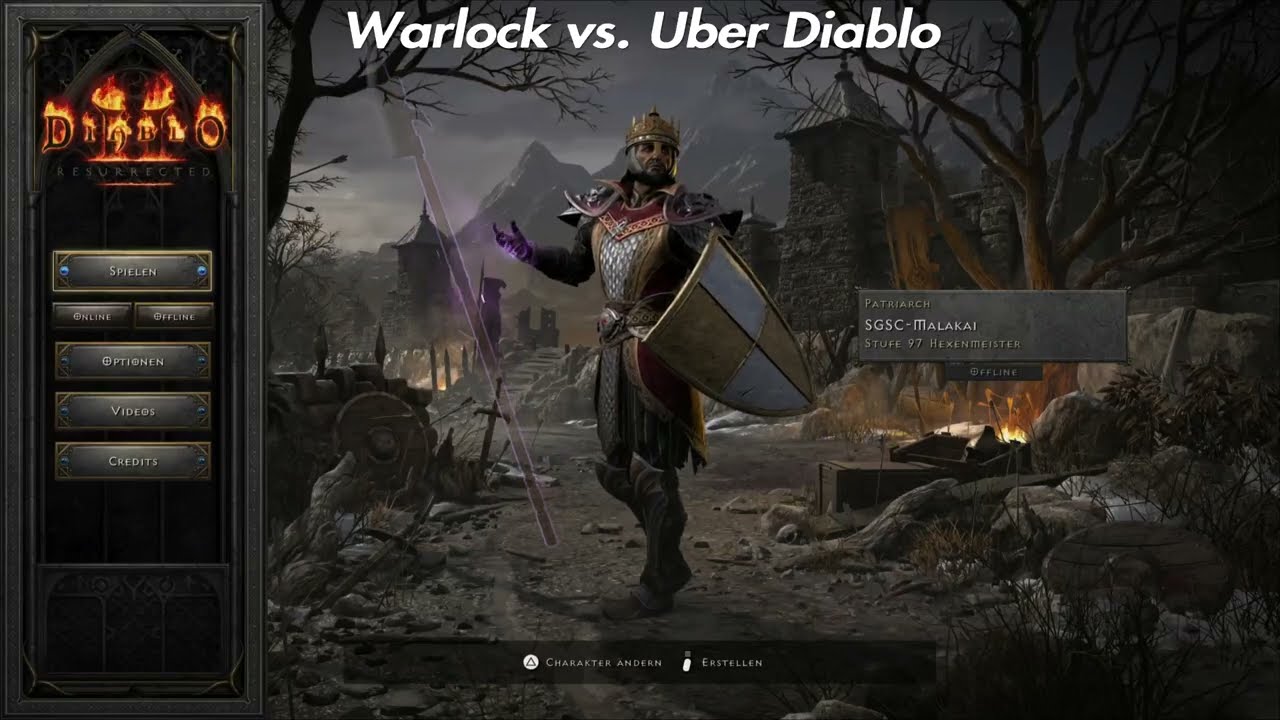Warlock vs. Uber Diablo | D2R ROTW PS5