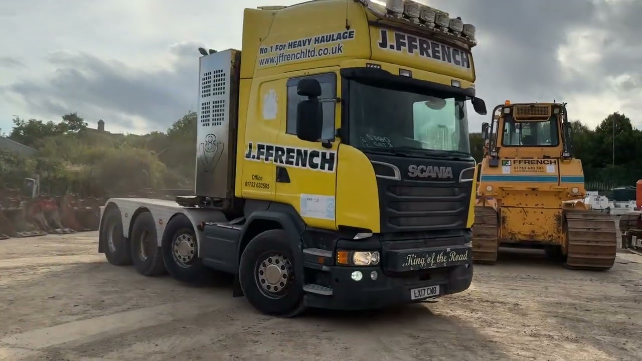 2017 Scania R730 V8 8x4 Double&nbsp;Drive Tractor Unit, Entered into