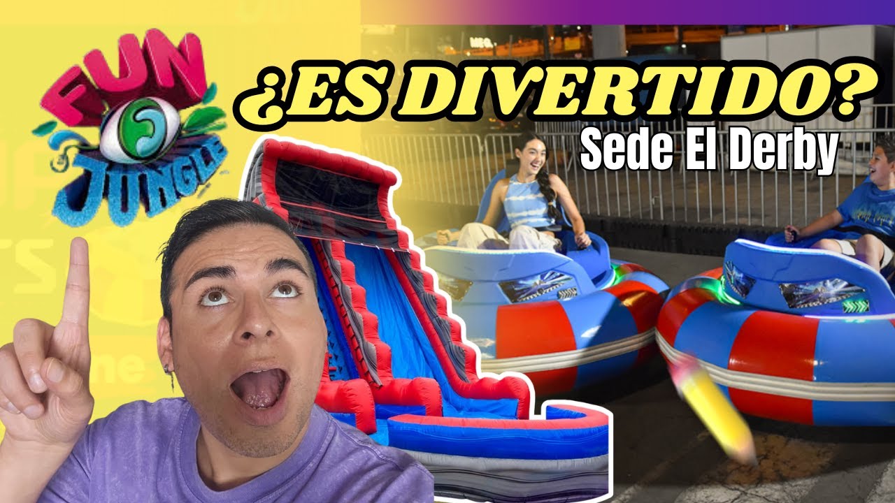 Juegos INFLABLES en el Jockey ¿VALE LA PENA?  |  Experiencia Fun Jungle