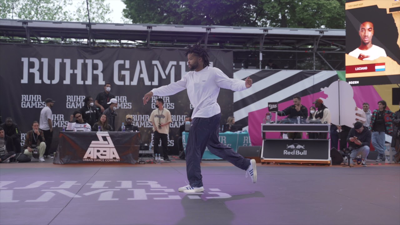 RUHRGAMES x AREA UDC Battle 2021 // HIPHOP - 1/4  Luciano vs Miracle