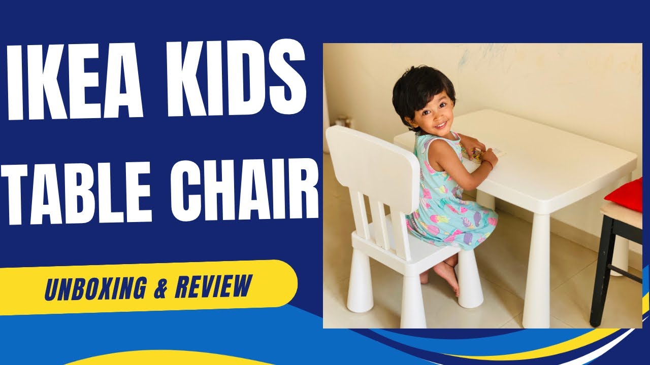 Ikea Mammut Table and Chair for Children | Unboxing and Review