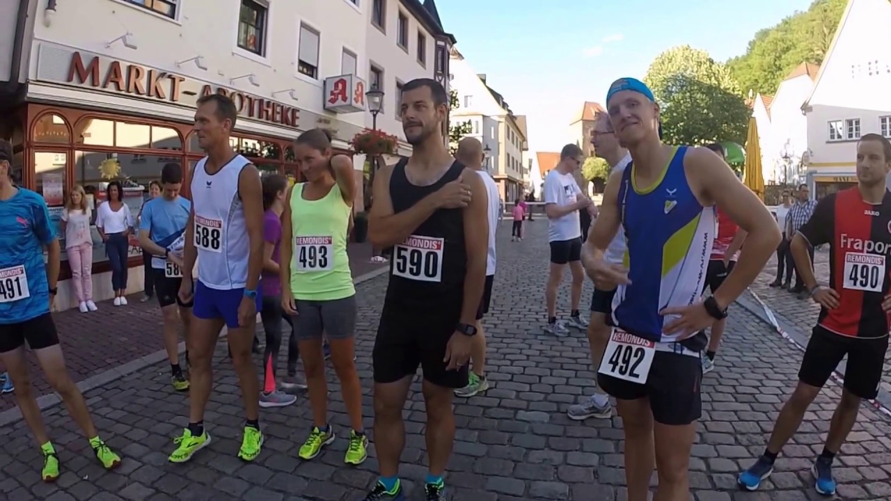 12. Stadtlauf /  Gemünden, 30.06.17 -Der Hauptlauf über 5 Kilometer-