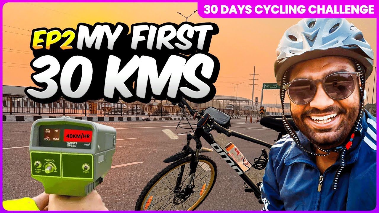 My First 30 km Cycle Ride | 30 Day Challenge 100KM Cycling EP 2 | Travelling Paaji