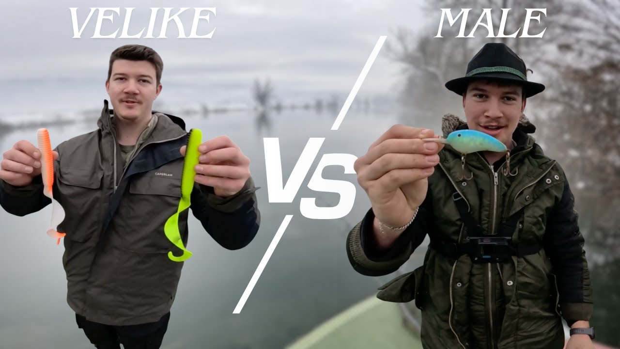 Velike VS Male Vabe za Ščuko | POZIMI ❄️