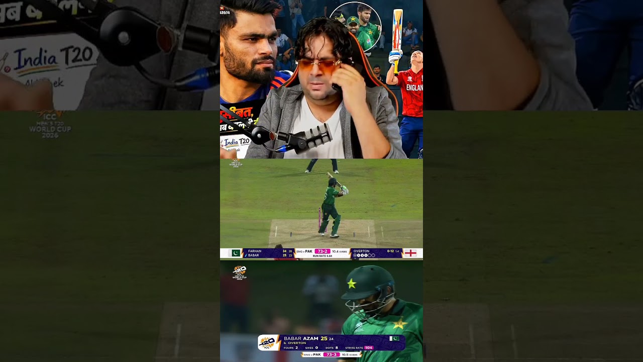 BABAR AZAM 25(24) 🤡😂 #pakvseng #t20worldcup2026 #cricket #shorts