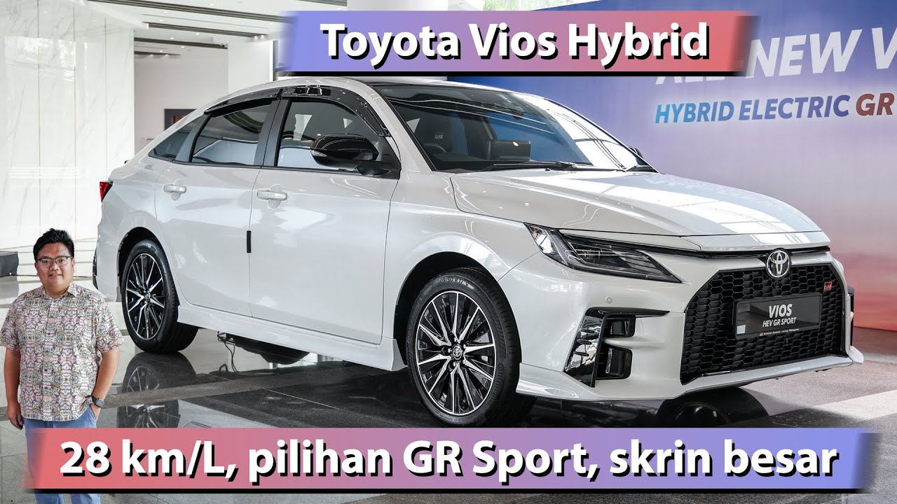 Toyota Vios Hybrid в Малайзии – расход топлива 27,8 км/л, доступна комплектация GR Sport, цена от...