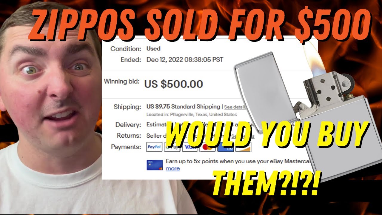Эти зажигалки Zippo ПРОДАНЫ ЗА 500 долларов?!?!