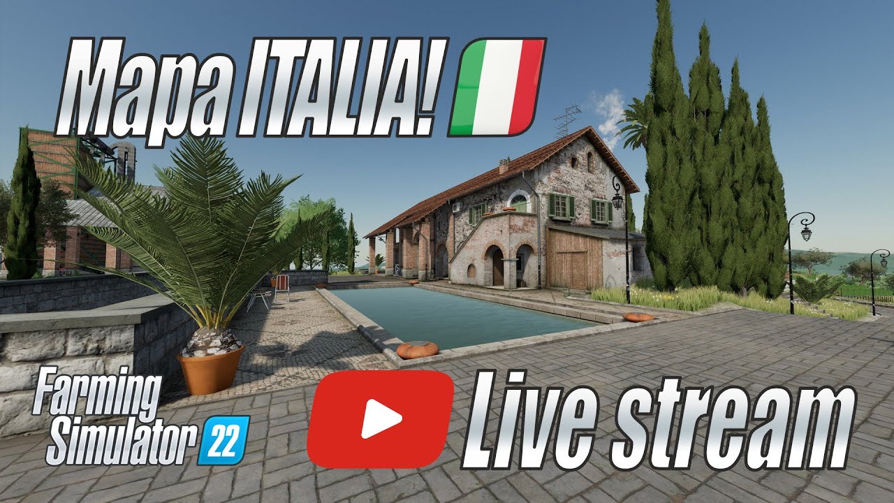 👑  Live stream #1 na mapě ITALIA Emilia Extension! - Farming Simulator 22 (4K)