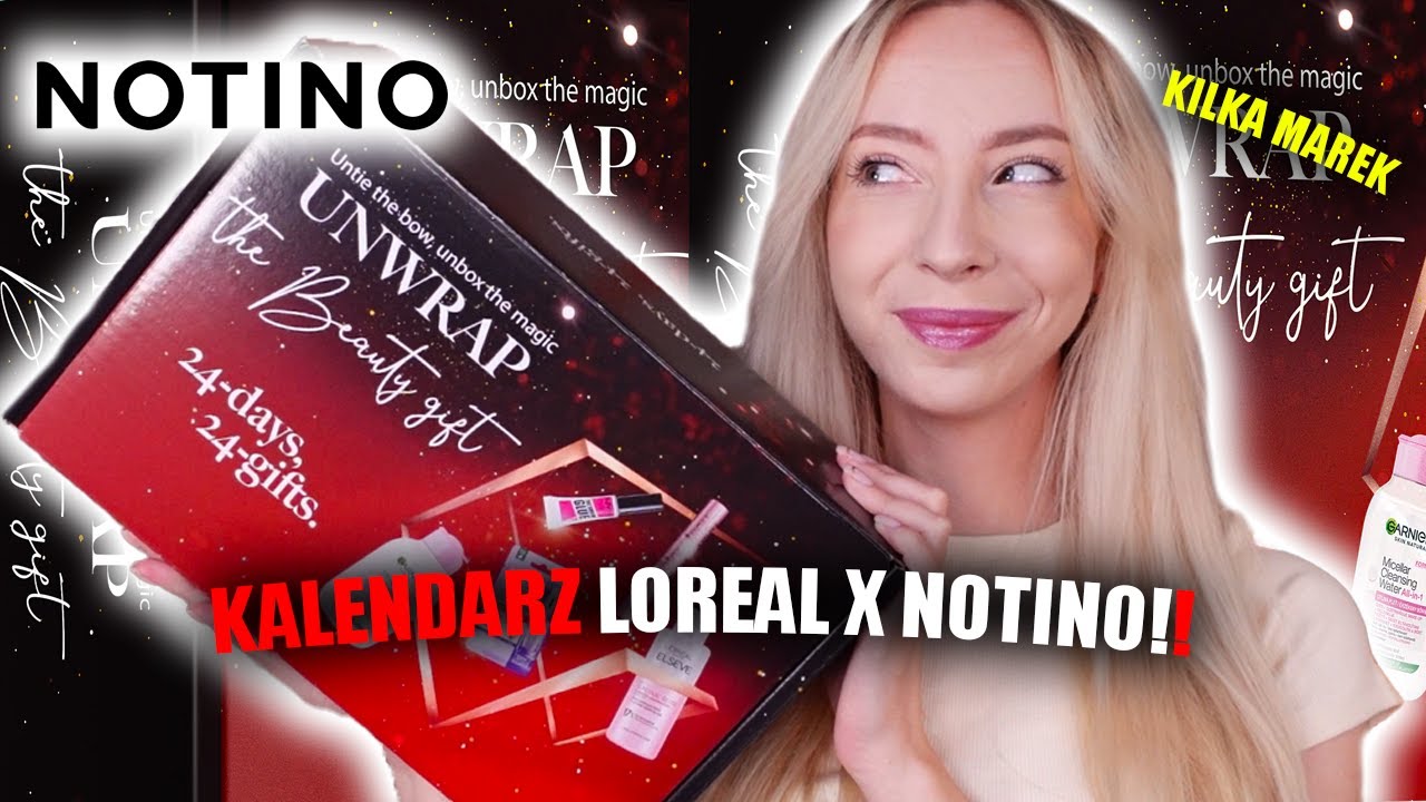 LOREAL X NOTINO KALENDARZ ADWENTOWY DIY 2025! | UNBOXING | SWATCHE | KILKA MAREK W ŚRODKU