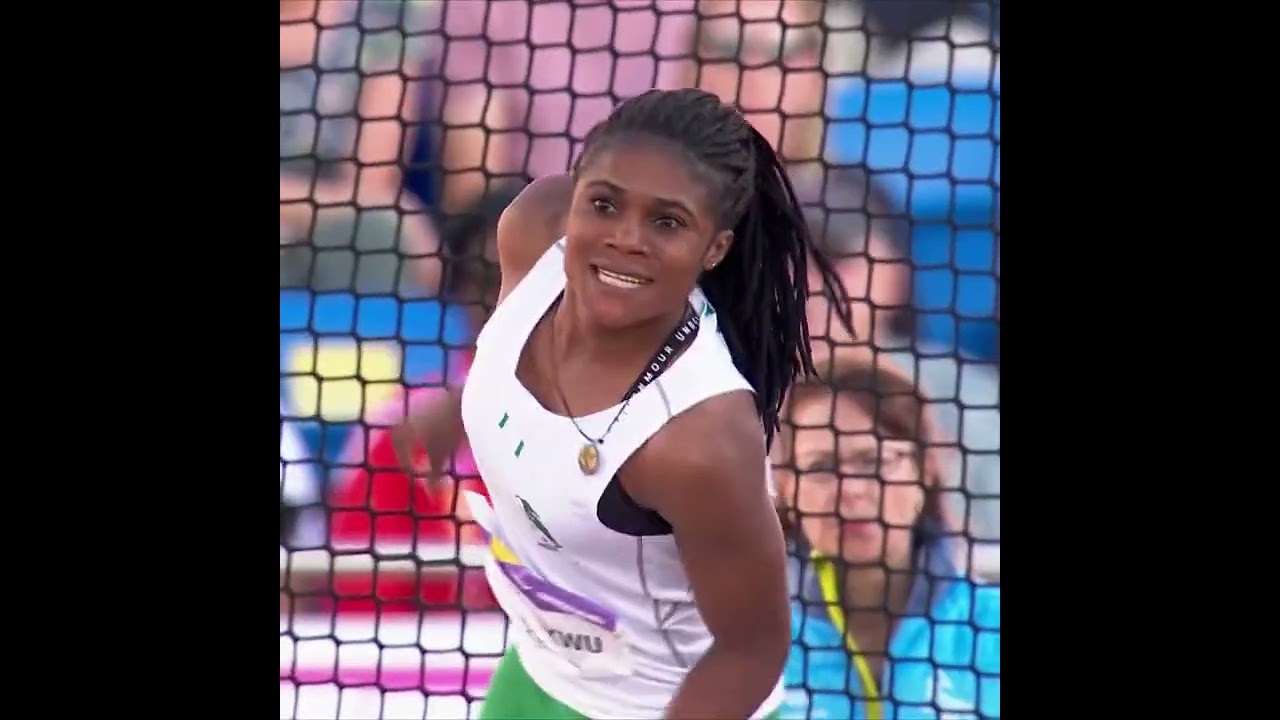 World class athlete with a world records throw #commonwealthgames2022 #cwg2022