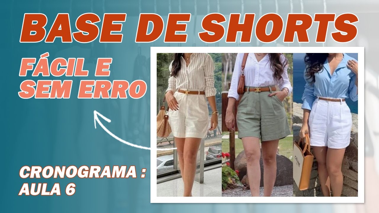 Modelagem de Shorts de Alfaiataria do Zero – Aula 6 do Curso Gratuito
