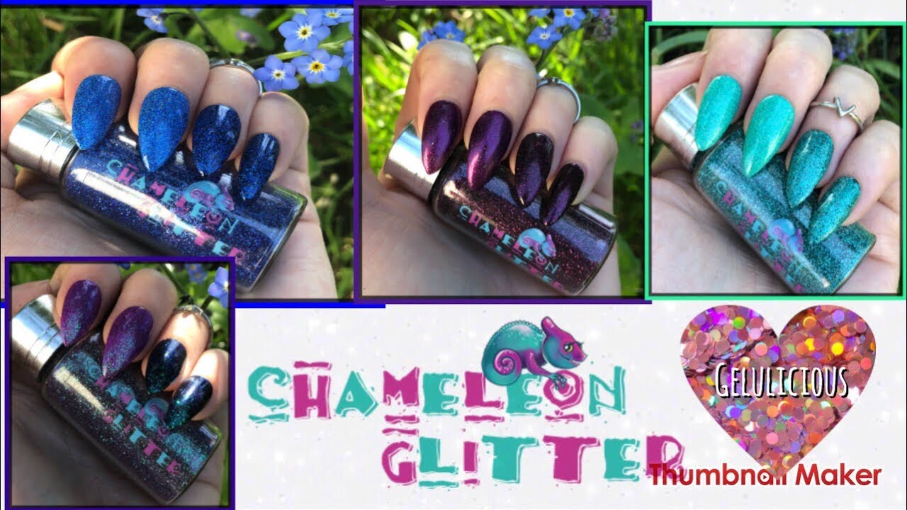 Chameleon Glitter | Nail Glitters Review & Swatches