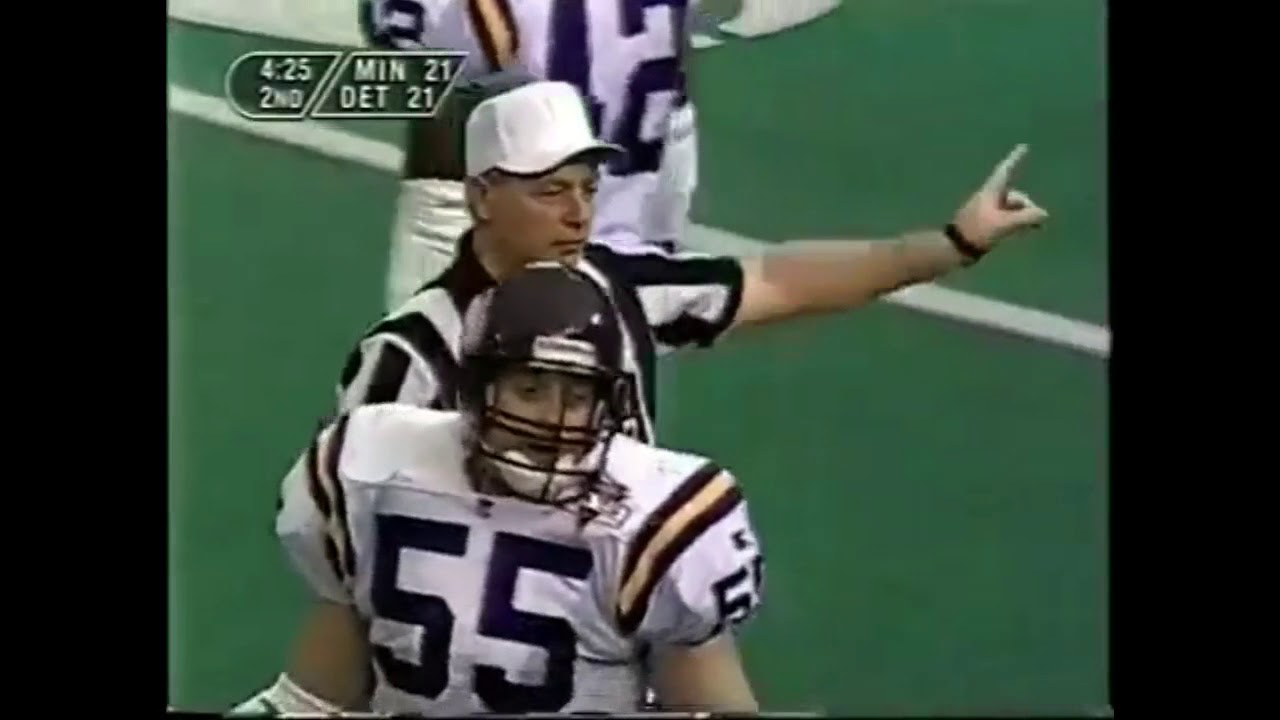 1995 11 23 Minnesota Vikings vs Detroit Lions