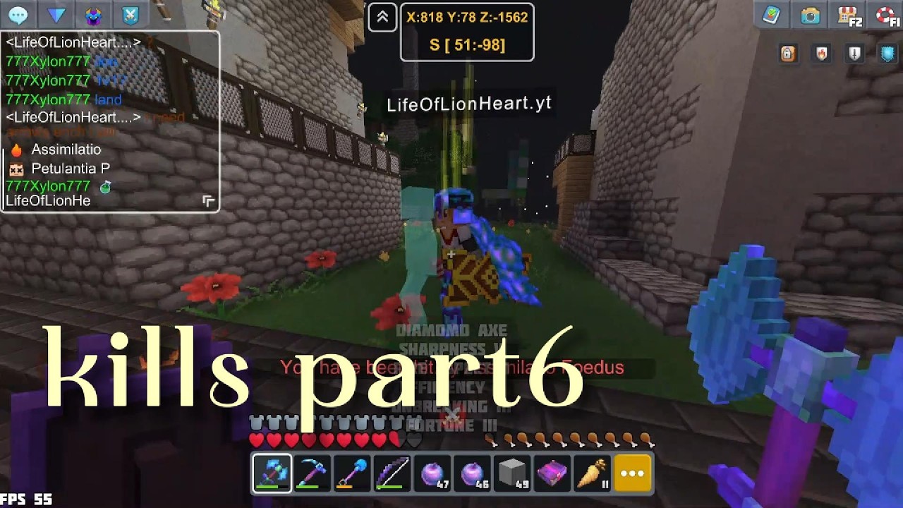 planet craft kills part6 #planetcraft #planetofcubes #capcut