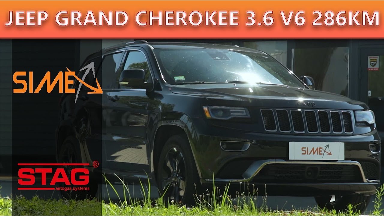 JEEP GRAND CHEROKEE 3.6 V6 286KM Montaż instalacji gazowej w SIMEX. Instalacja LPG STAG QMAX PLUS