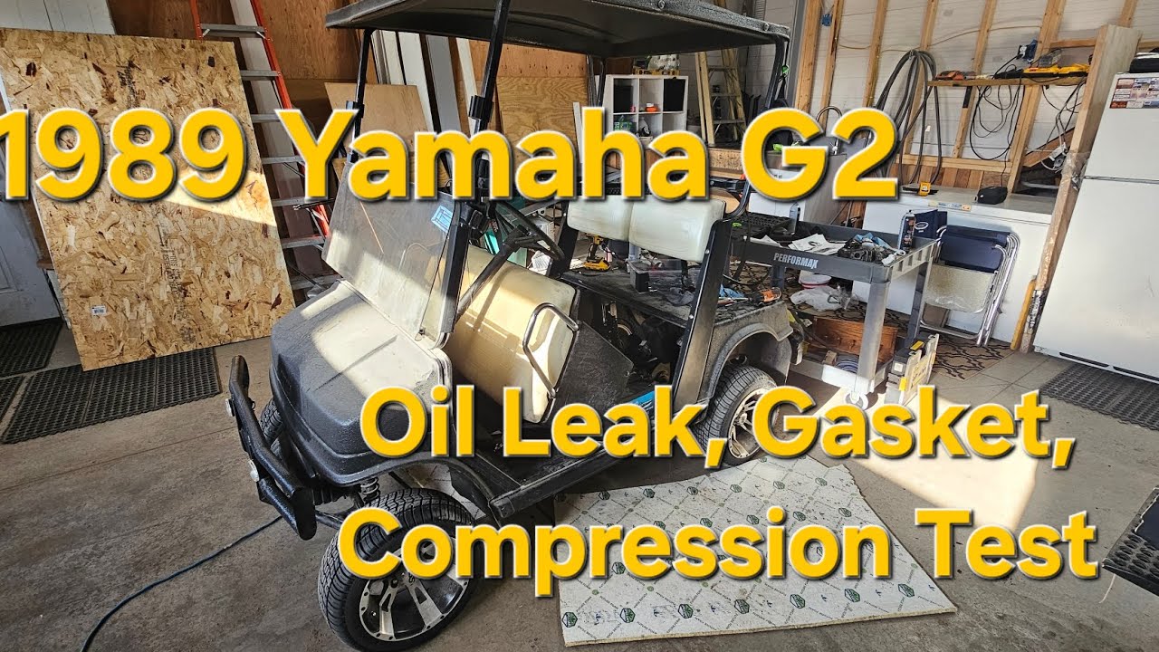 Overview 1989 Yamaha G2 Golf Cart Maintenance Check