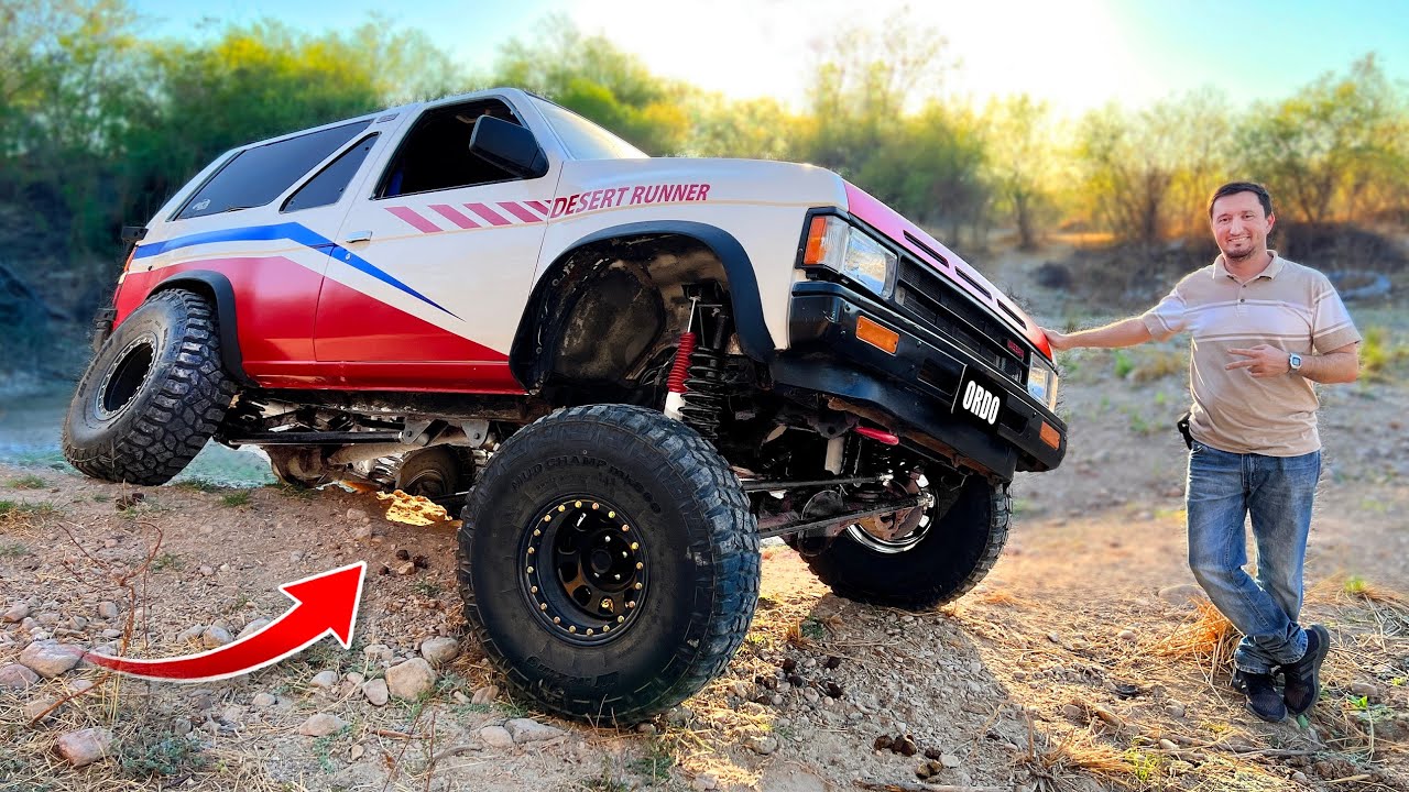 ASÍ JALÓ la SUSPENSIÓN OFF ROAD en NISSAN WD21 4x4