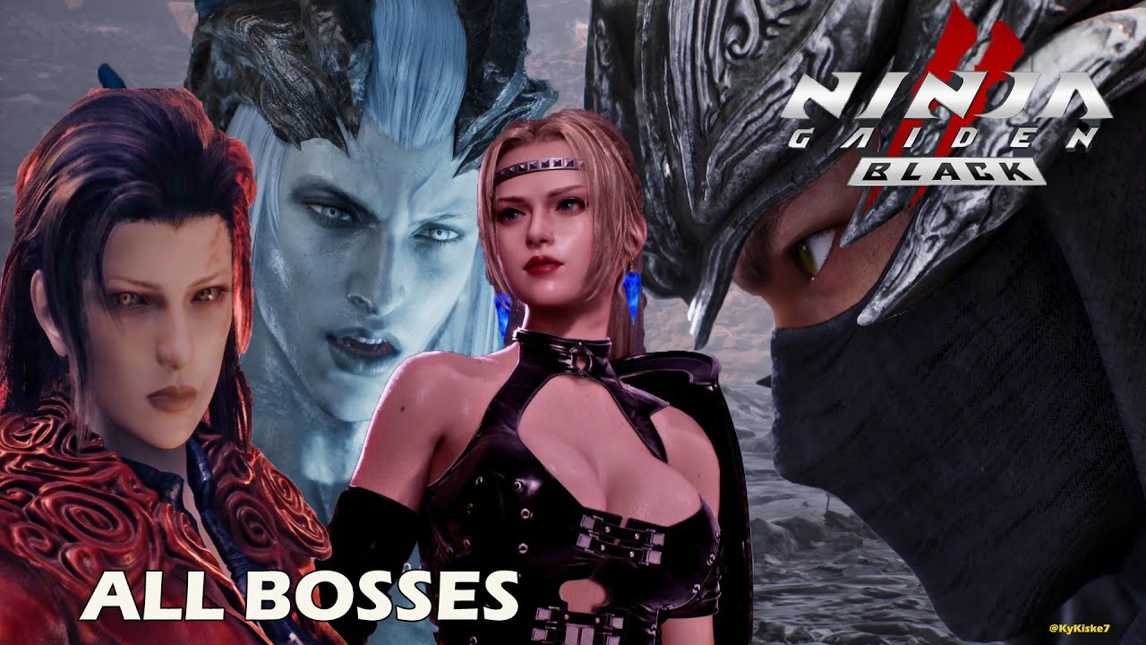Ninja Gaiden 2 Black - All Boss Fights (Path of the Mentor) 4K 60fps - With Cutscenes Intro & Ending