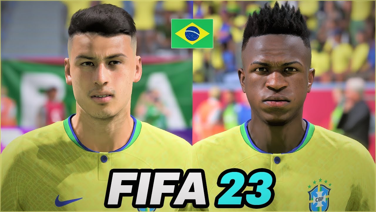 FIFA 23 | ВСЕ БРАЗИЛЬСКИЕ ИГРОКИ НАСТОЯЩИЕ ЛИЦА