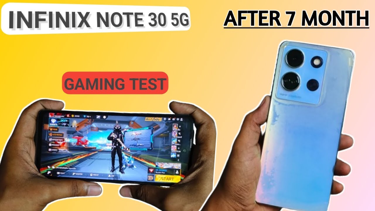 infinix note 30 5G after 7 month gaming test 🎮