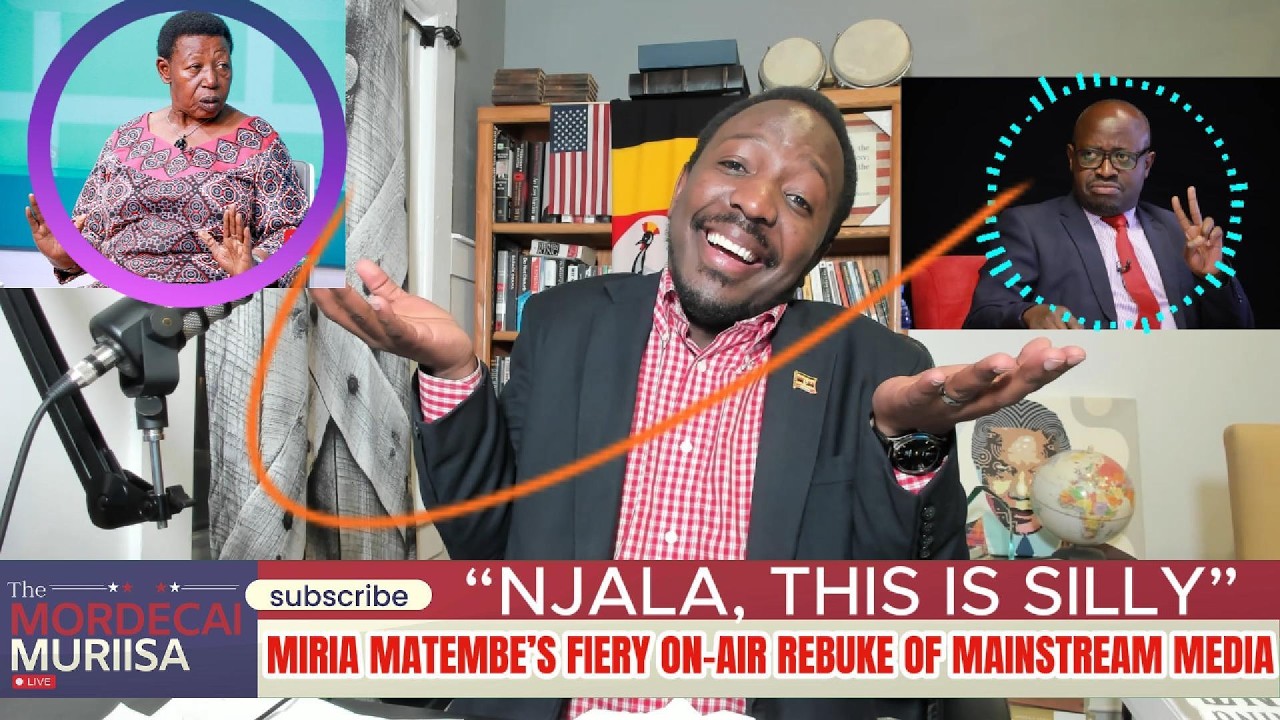 Miria Matembe to Njala: “This Is Silly” — A Live TV Takedown of Media Priorities.
