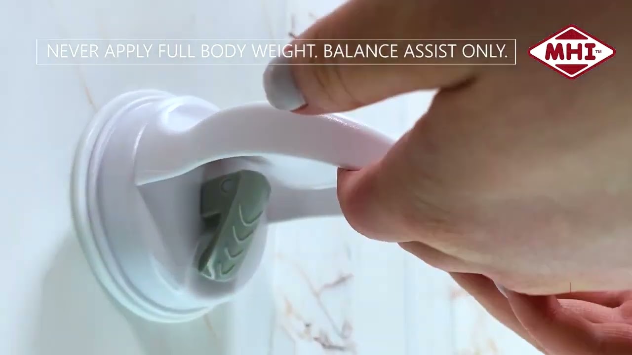 How to Use Safe-er-Grip Changing Lifestyles Suction Cup Shower Foot Rest