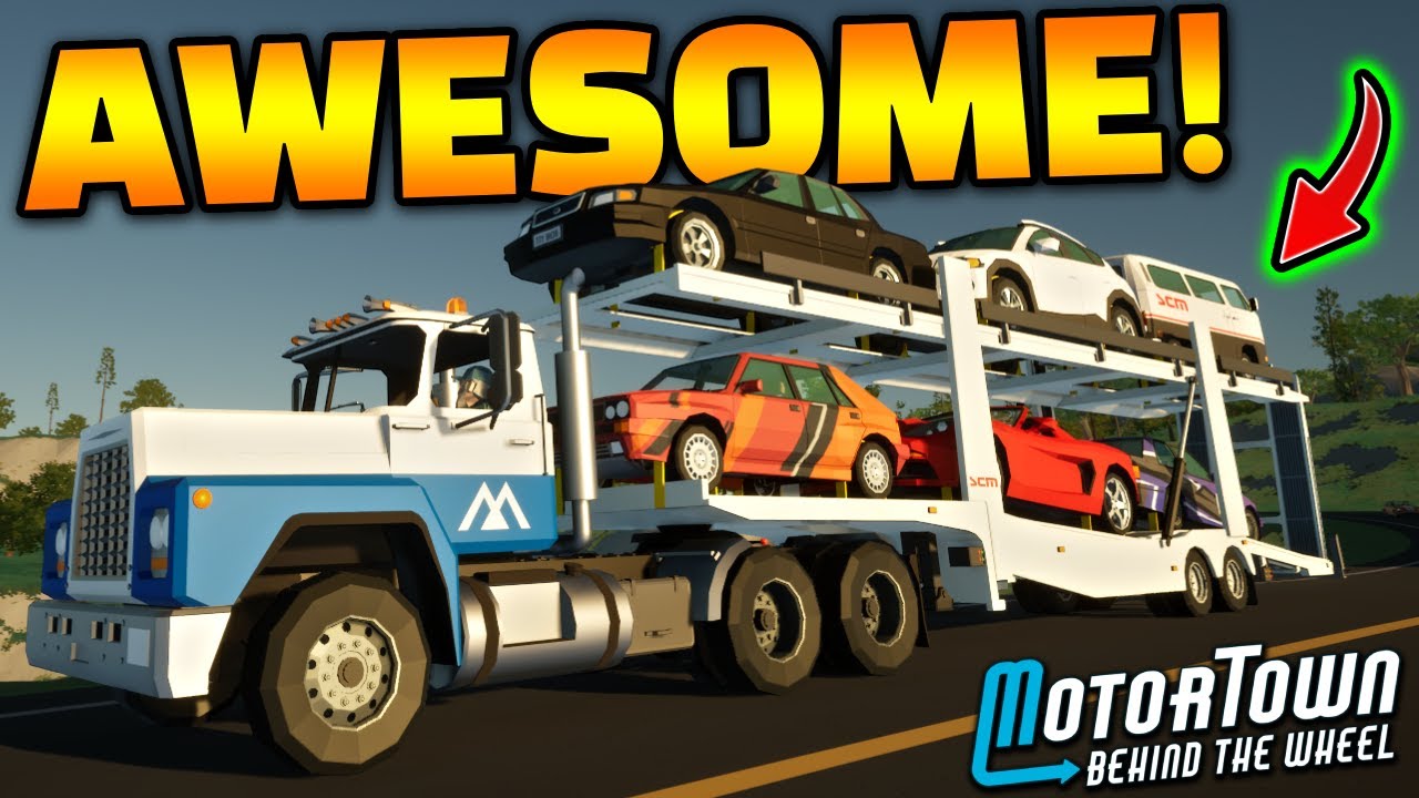 Новый автовоз просто УДИВИТЕЛЬНЫЙ! | Motor Town: Behind the Wheel - Эпизод 34