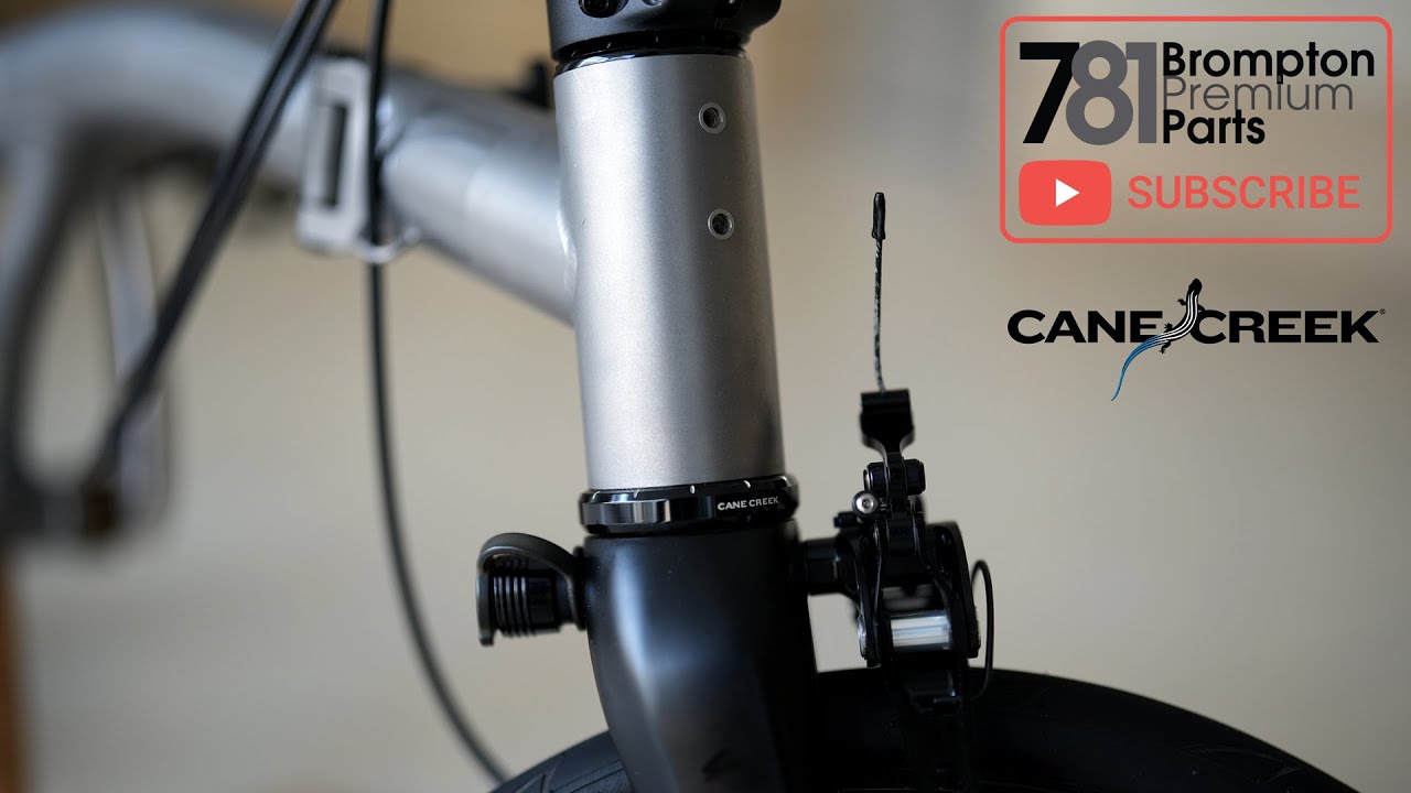 Установка керамической рулевой колонки Cane Creek 110 на велосипед Brompton T Line | Точность вст...