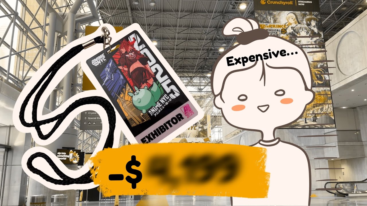 Anime NYC happened and it was SO EXPENSIVE ✿  ANYC Artist Alley Vlog 2025