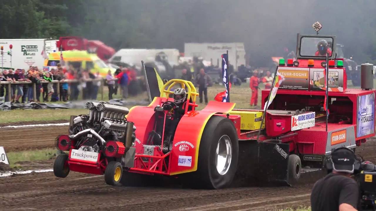 Light Modified @ Brande DK Euro Cup 2016 Tractor Pulling