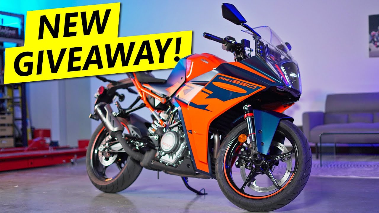 GIVING AWAY This AWESOME Beginner Motorcycle - 2023 KTM RC390 Giveaway