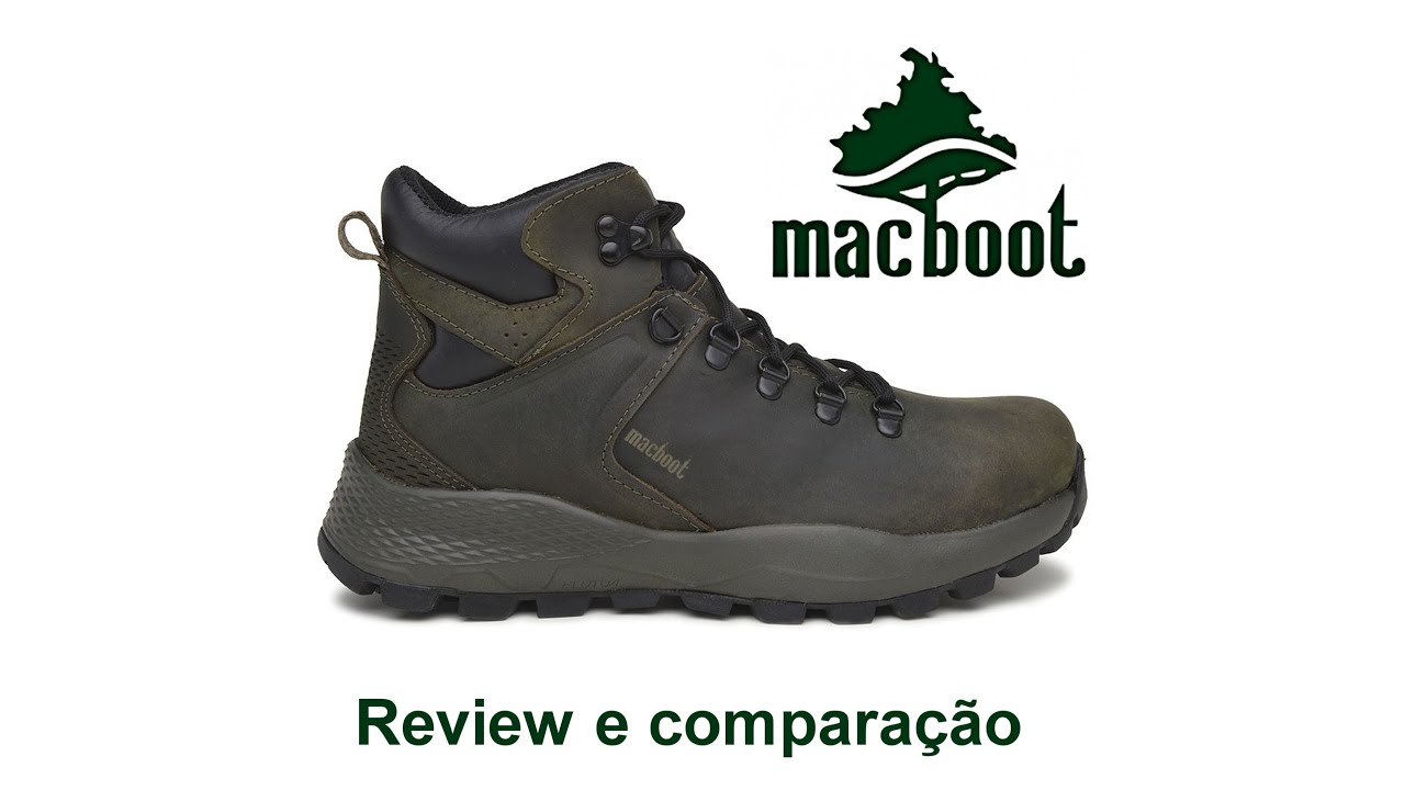 Bota Macboot é boa? Review completo, tire suas dúvidas. Comparamos com as  botas Timberland e Hi Tec