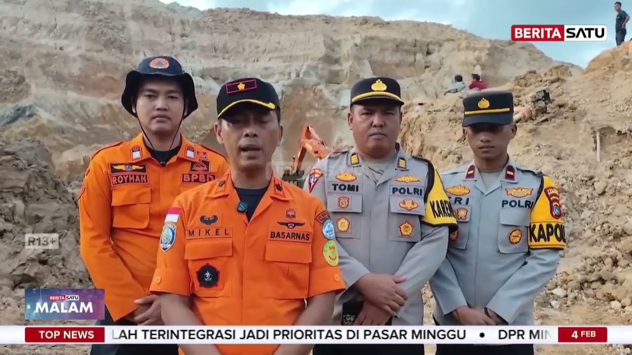 Longsor Tambang Timah Bangka, Satu Petambang Hilang #beritasatu