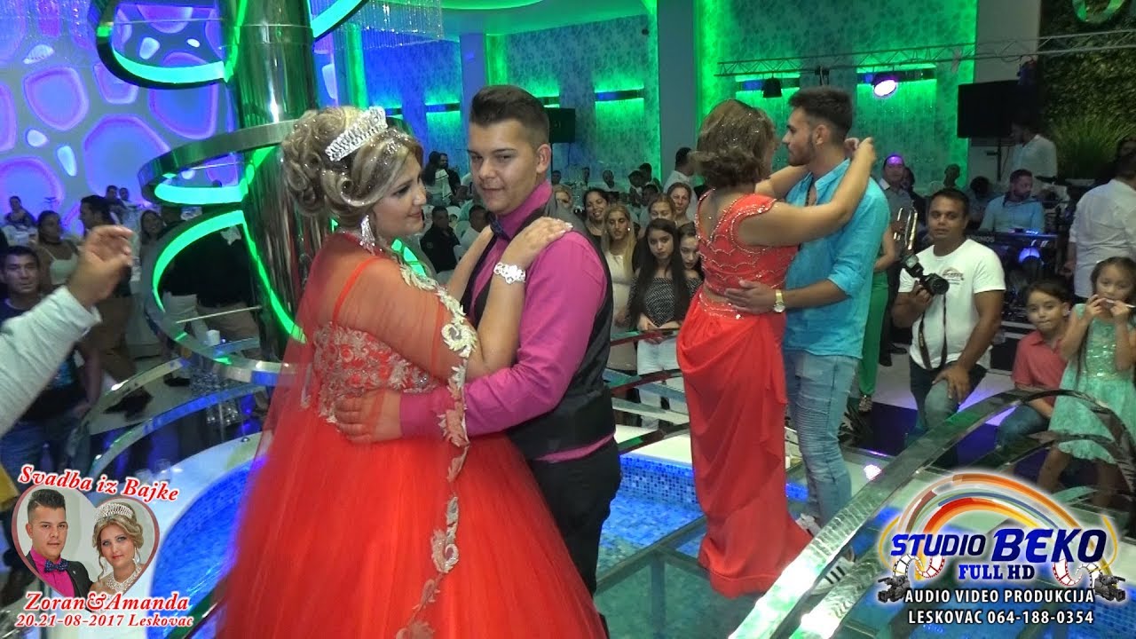 SVADBA IZ BAJKE //ZORAN&AMANDA// 21.08.2017 OLIMP-LUX PART3 STUDIO BEKO FULL HD LESKOVAC