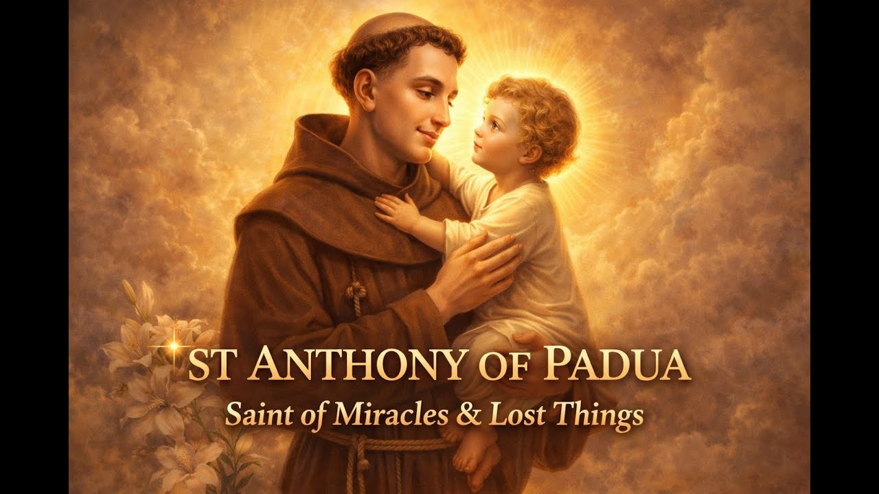🌿 St Anthony of Padua: Saint of Miracles #SaintAnthonyOfPadua #CatholicSaints #FaithAndHope #Bible