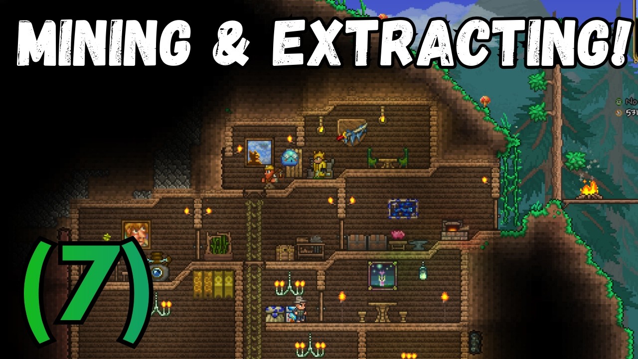 Mining & Extracting! Terraria (7)