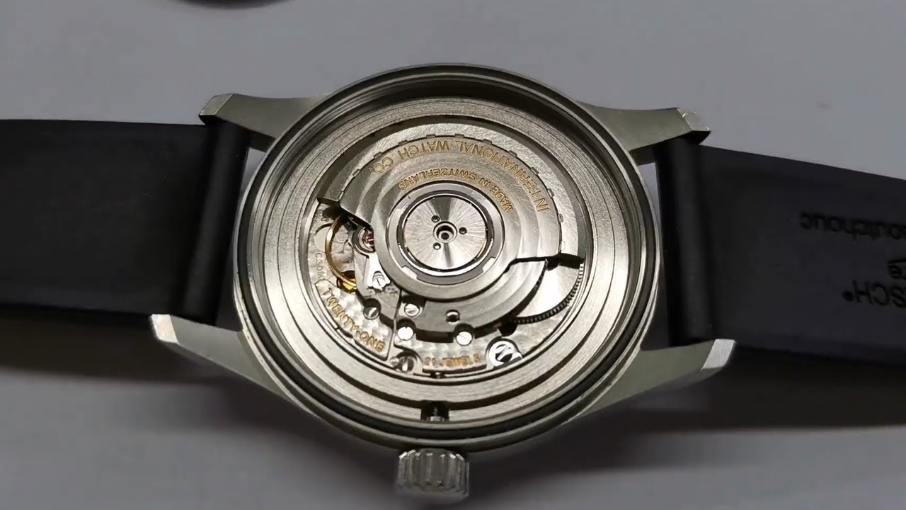 IWC Schaffhausen Watch Low Swing Fault Repair, 30110 Movement Oil Cleaning & Maintenance Service