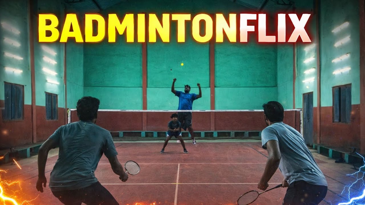 Asher & prasad Vs Sai & Ramjee |Badminton match|Feb 1| #badmintonflix 🏸💥