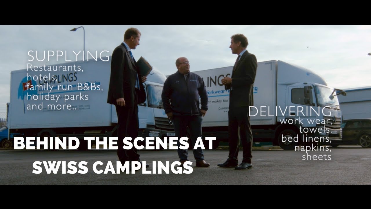 Behind the scenes at Swiss Camplings commercial laundry