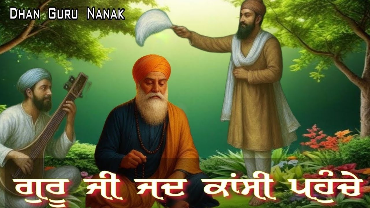 ਜਦ ਸ੍ਰੀ ਗੁਰੂ ਨਾਨਕ ਦੇਵ ਜੀ ਸੰਸਾਰ ਦਾ ਭਲਾ ਕਰਦੇ ਹੋਏ ਕਾਂਸ਼ੀ ਪਹੁੰਚੇ //Sakhi Dhan Guru Nanak dev ji 