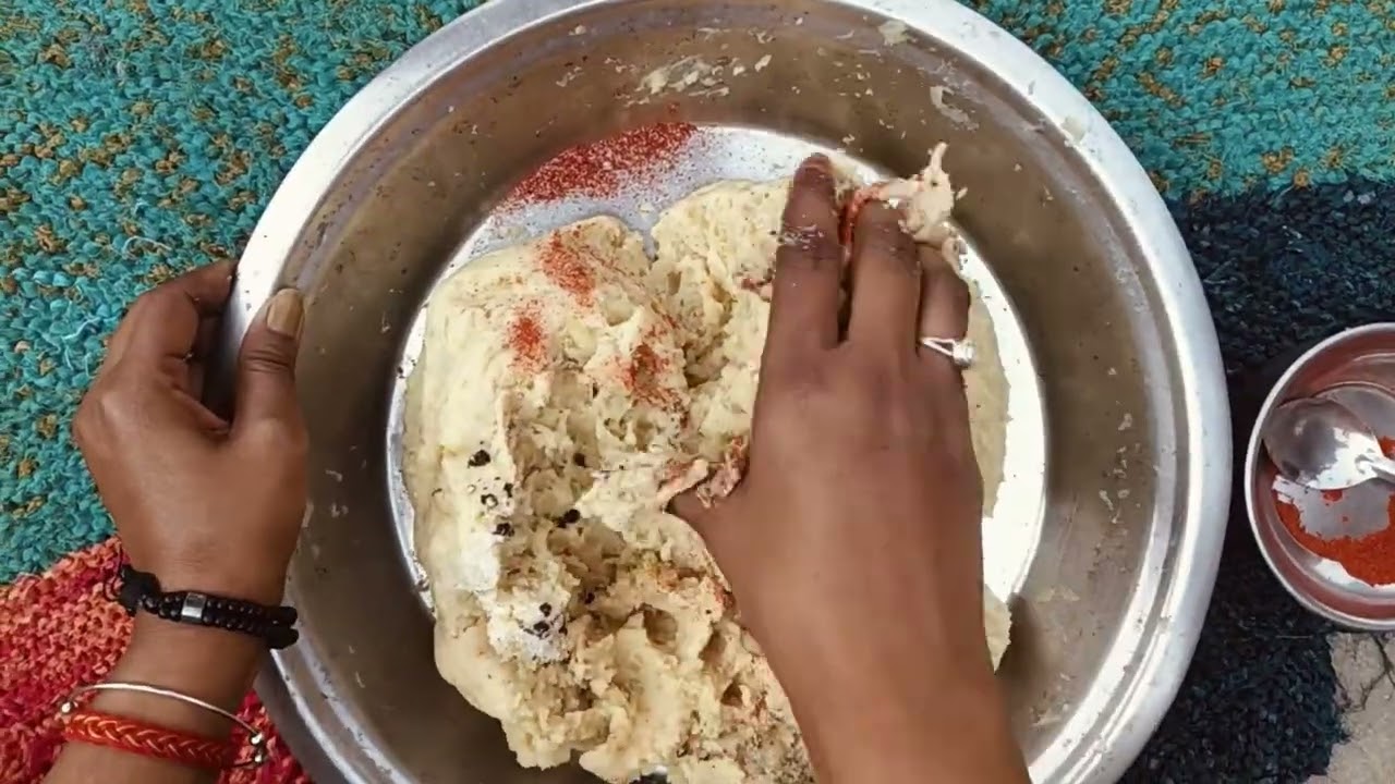 #kitchenspecial ||handmade aloo papad with me||