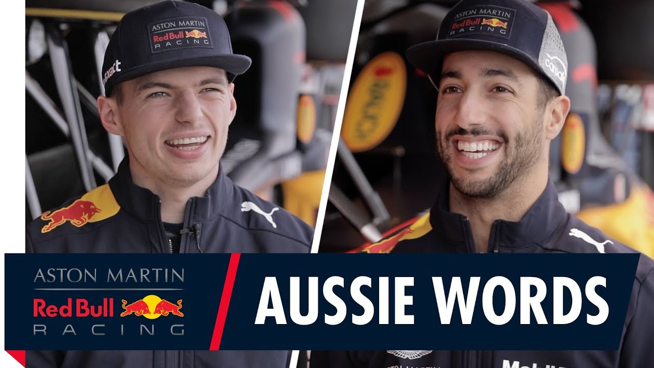 Sharks, Lamingtons and Neighbours? | Daniel Ricciardo and Max Verstappen play Australian Word Games