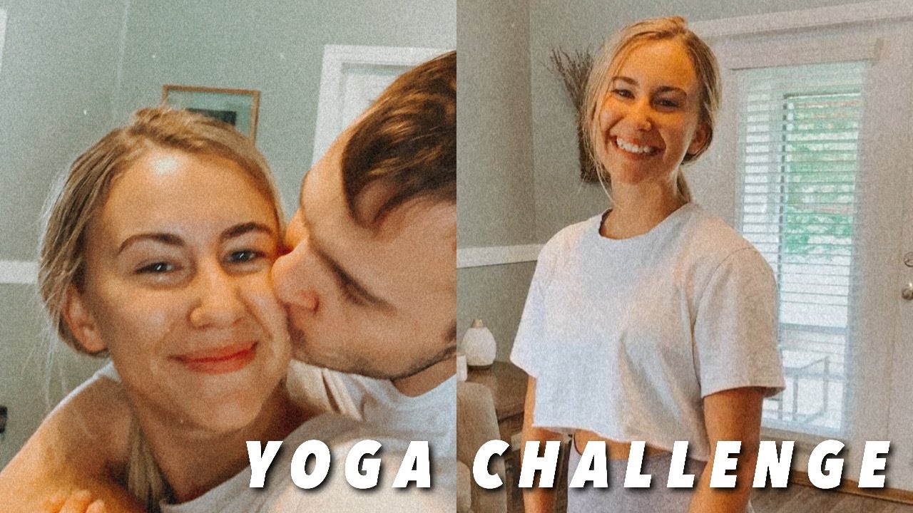 couples yoga challenge // we suck lol