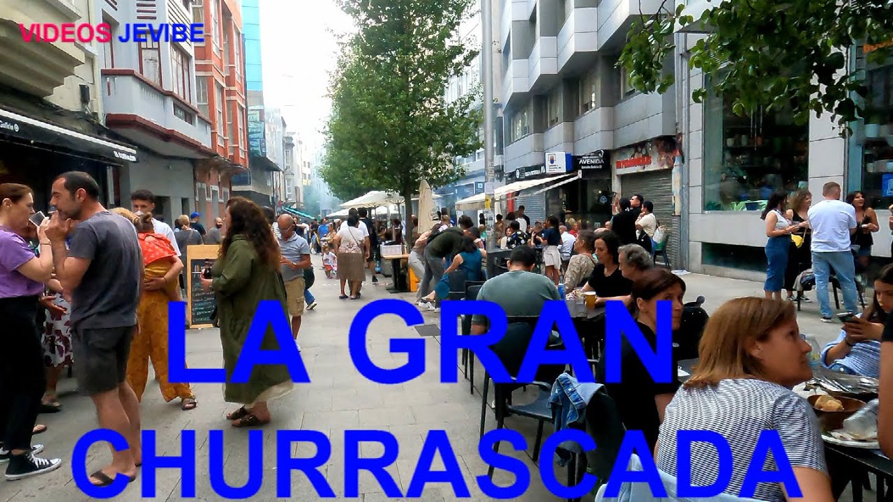 FIESTA DE SAN JUAN 2025, GRAN CHURRASCADA SARDIÑADA, A GAITEIRA  CORUÑA#VIDEOSJEVIBE